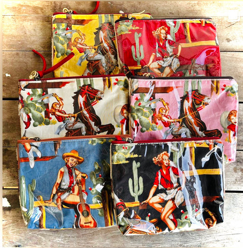 "Western" Cowgirl Accessory Pouches