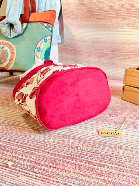 Charm Caddy – Atenti USA Handmade Jacquard Ginkgo Leaf - Yarn Notions Organizer