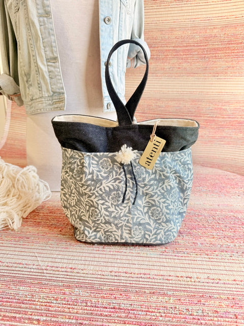 Rhapsody Tall Caddy– Handmade USA Yarn & Notions Organizer, Atenti Project Bag