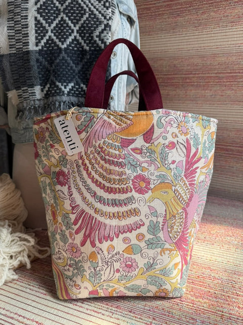 Feather Hope Basket – Atenti USA Handmade Floral Knitting & Crochet Tote