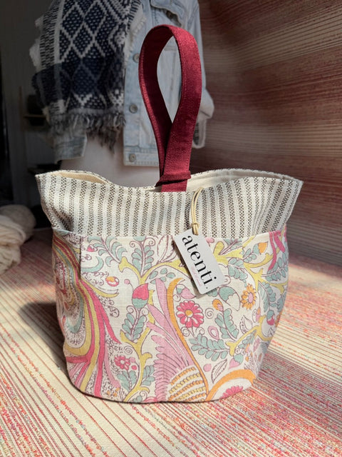 Feather Tall Caddy– Handmade USA Yarn & Notions Organizer, Atenti Project Bag