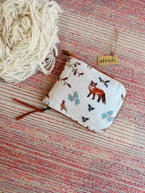 Foxy Circular Case- Atenti USA Made Needle Case for Knitting & Crochet