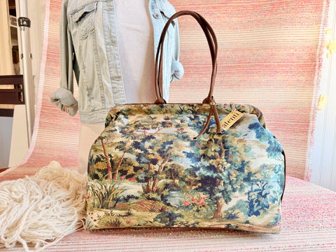 Forest Pioneer, Atenti USA Handmade, Mary Poppins Snap Frame Bag