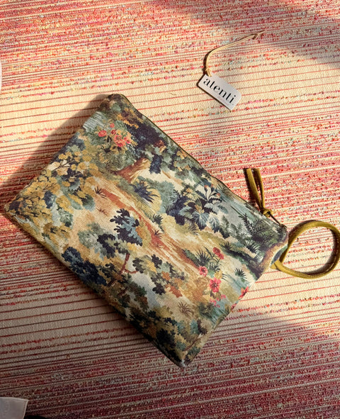 Forest Grand Pouch - Atenti USA Made Embroidery Clutch