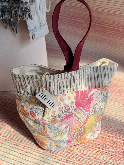 Feather Tall Caddy– Handmade USA Yarn & Notions Organizer, Atenti Project Bag