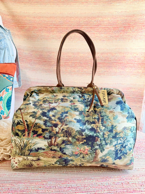 Forest Pioneer, Atenti USA Handmade, Mary Poppins Snap Frame Bag