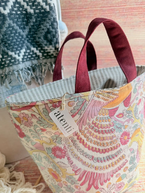 Feather Hope Basket – Atenti USA Handmade Floral Knitting & Crochet Tote