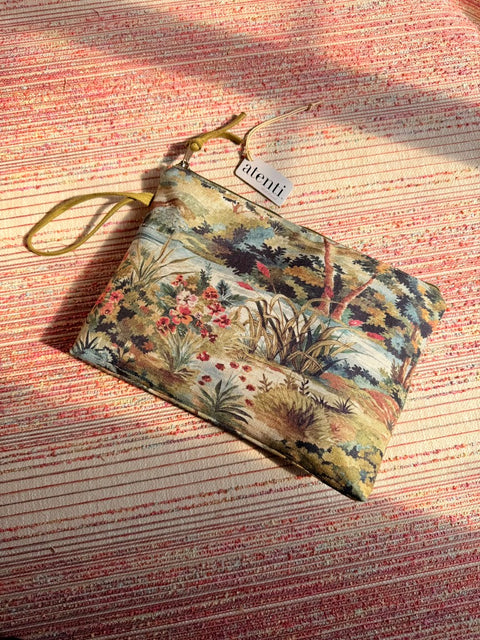 Forest Grand Pouch - Atenti USA Made Embroidery Clutch