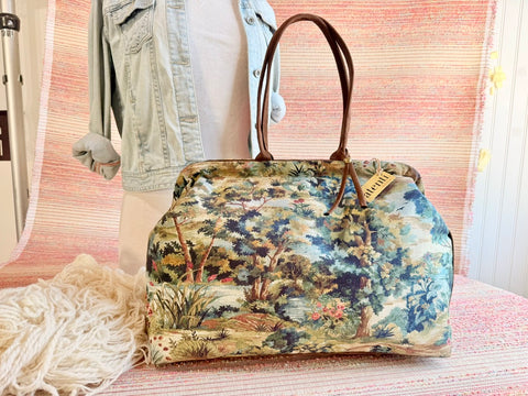 Forest Pioneer, Atenti USA Handmade, Mary Poppins Snap Frame Bag