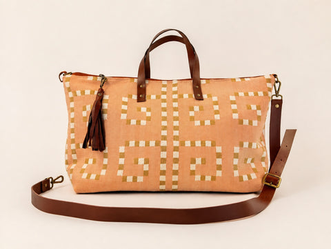 Monaco Buddy Bag – USA Handmade Leather Crossbody Strap Carry All Tote