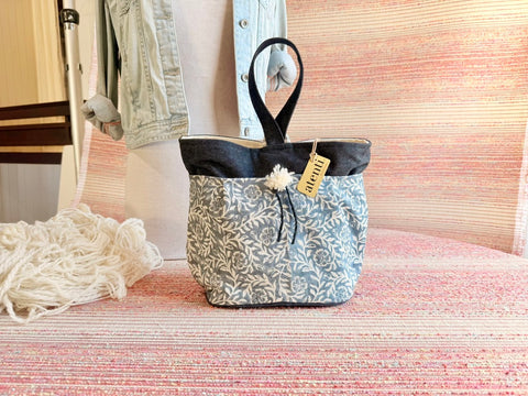 Rhapsody Tall Caddy– Handmade USA Yarn & Notions Organizer, Atenti Project Bag