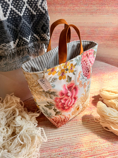 Primrose Hope Basket – Atenti USA Handmade Floral Knitting & Crochet Tote