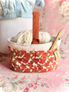 Velvet Daizy Caddy - Project Bag Needle Arts