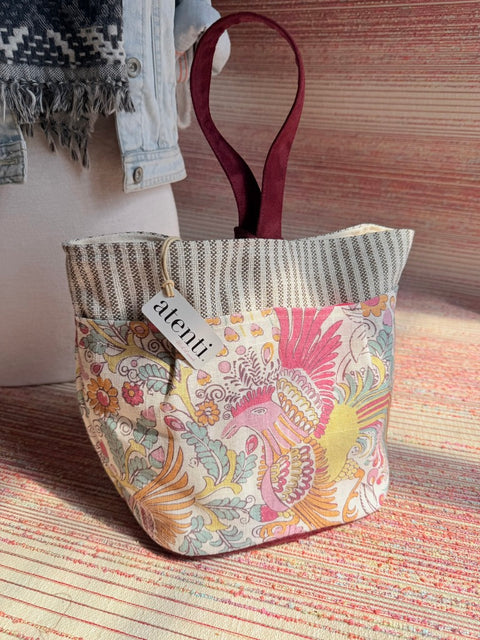 Feather Tall Caddy– Handmade USA Yarn & Notions Organizer, Atenti Project Bag
