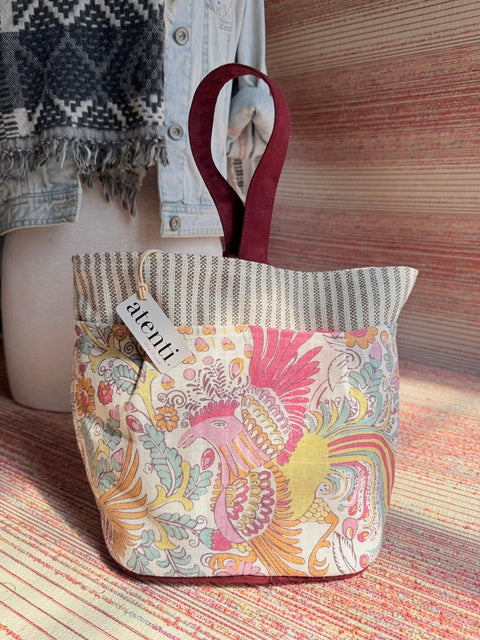 Feather Tall Caddy– Handmade USA Yarn & Notions Organizer, Atenti Project Bag