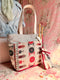 The Mr Kite Taupe Project Tote-Reg, Needle Arts/Craft Carryall, USA Handmade
