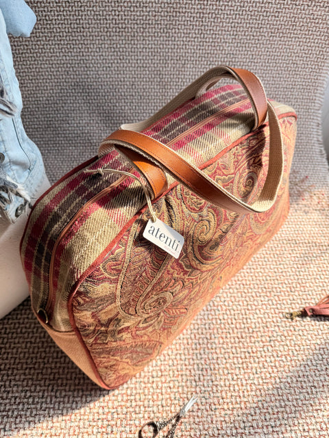 Sun Patchwork Overnighter, USA Handmade, Limited Edition Weekender