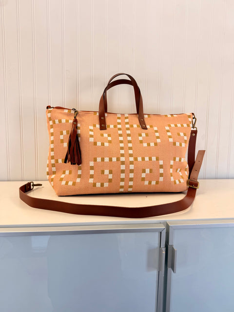 Monaco Buddy Bag – USA Handmade Leather Crossbody Strap Carry All Tote