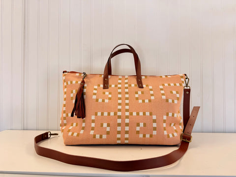 Monaco Buddy Bag – USA Handmade Leather Crossbody Strap Carry All Tote