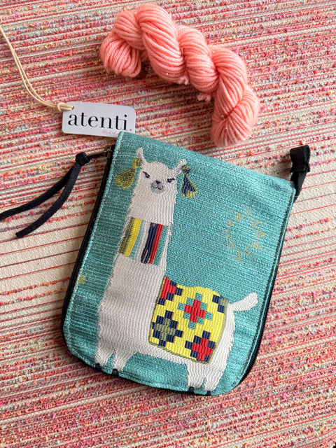 Mamallama Circular Case-Turquoise Currently Available