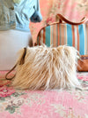 Llama Zipper Pouch- Faux Fur | Handmade USA | Holiday Gift Travel Accessory for Boutiques & Gift Stores