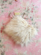 Llama Zipper Pouch- Faux Fur | Handmade USA | Holiday Gift Travel Accessory for Boutiques & Gift Stores