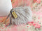 Grey Llama Fur Zipper Pouch| Handmade USA | Holiday Gift Travel Accessory for Boutiques & Gift Stores