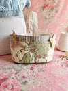 Rosalie Caddy – Handmade USA Floral Yarn & Notions Organizer