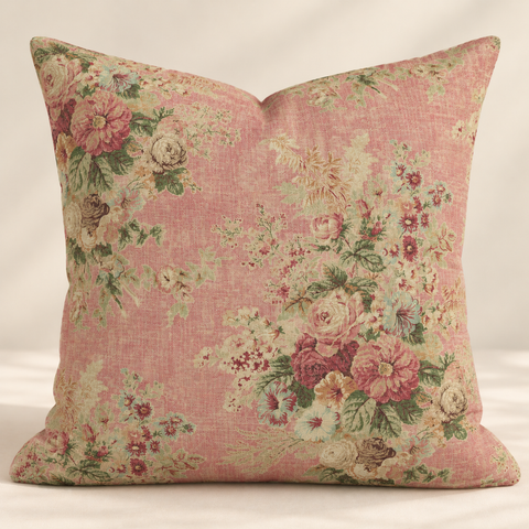 Atenti Rosewood decorative throw pillow