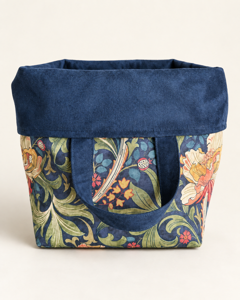 Legend Hope Basket, Atenti USA Handmade, Floral Needle Arts Tote