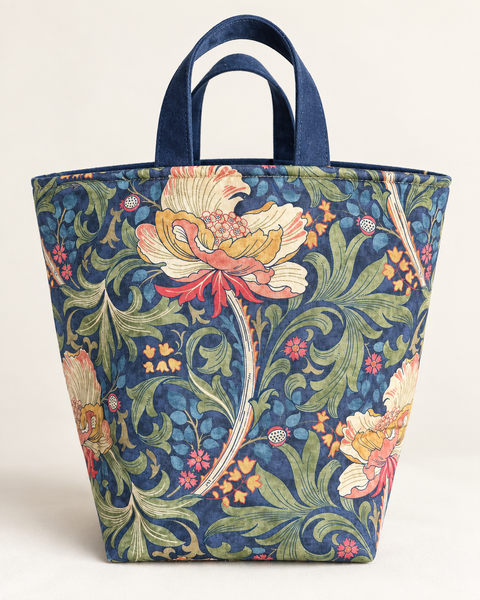 Legend Hope Basket, Atenti USA Handmade, Floral Needle Arts Tote