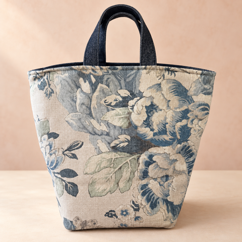 Umbra Hope Basket, Atenti USA Handmade, Floral Needle Arts Tote