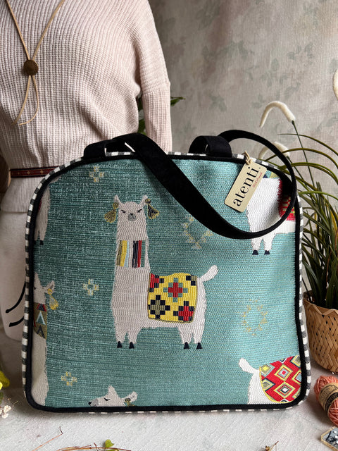 Mamallama Bonnie, Atenti USA Handmade Weekender Travel Bag