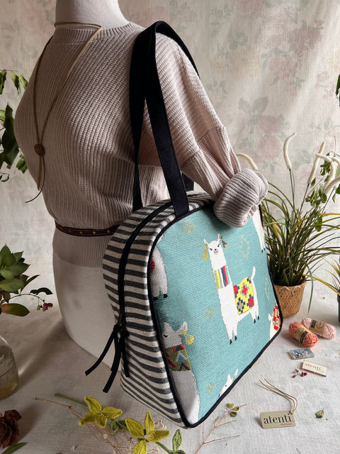 Mamallama Bonnie, Atenti USA Handmade Weekender Travel Bag