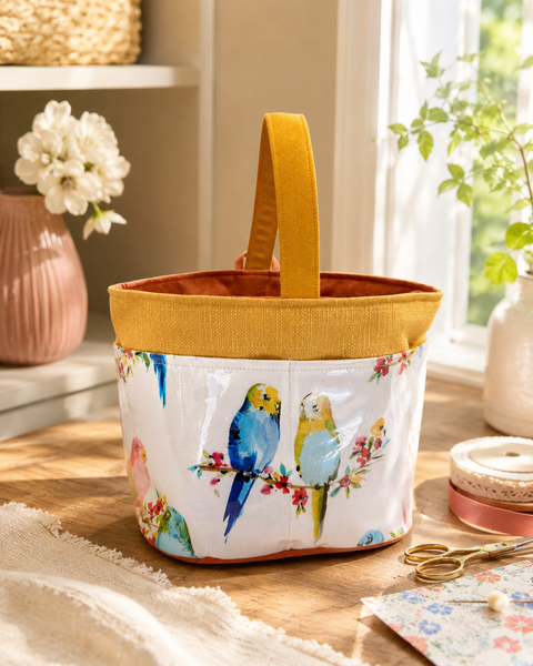 Budgie Love Birds "The Perfect Caddy" by Atenti USA Handmade (Copy)