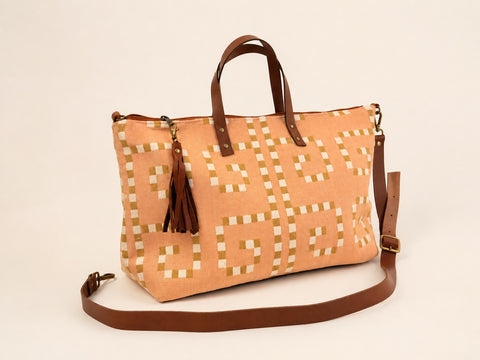 Monaco Buddy Bag – USA Handmade Leather Crossbody Strap Carry All Tote