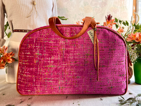 Niki Overnighter Travel Bag,  USA Handmade Weekender