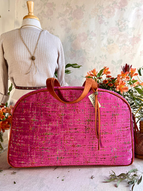Niki Overnighter Travel Bag,  USA Handmade Weekender