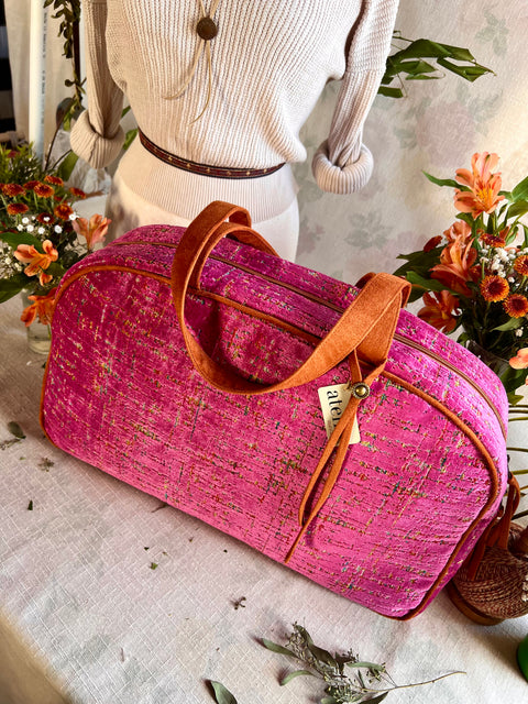 Niki Overnighter Travel Bag,  USA Handmade Weekender