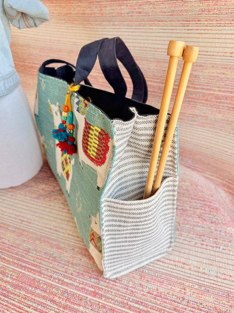 New Maxi Tote Mamallama, Atenti USA Handmade Project Bag