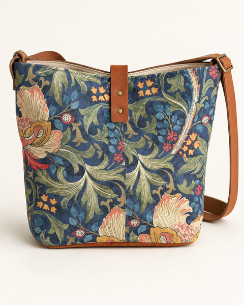 Legend Bella, Atenti USA Handmade, Floral Mid-size Shoulder Bag