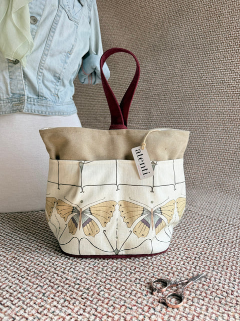 Flutter Tall Caddy– Handmade USA Yarn & Notions Organizer