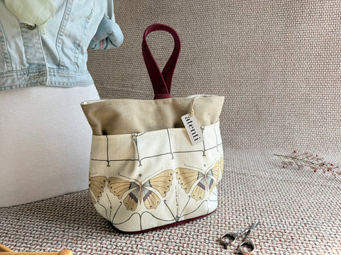 Flutter Tall Caddy– Handmade USA Yarn & Notions Organizer