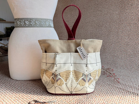 Flutter Tall Caddy– Handmade USA Yarn & Notions Organizer