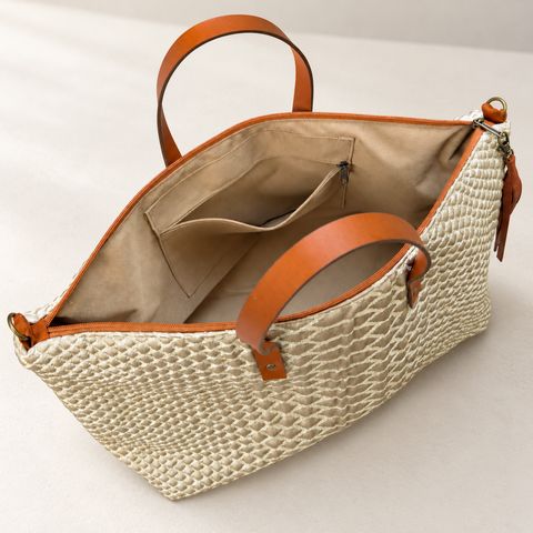 Silver Snake Buddy Bag Atenti USA Handmade Lux Carryall Statement Accessory Leather Handle + Crossbody Strap