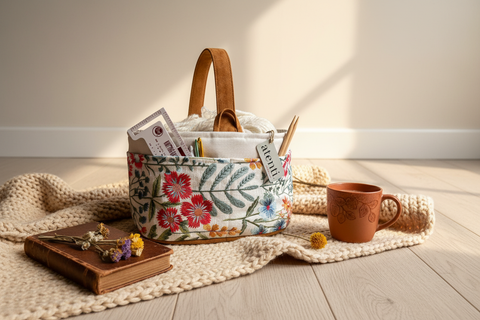 Wildflower Caddy – Boho Bedroom